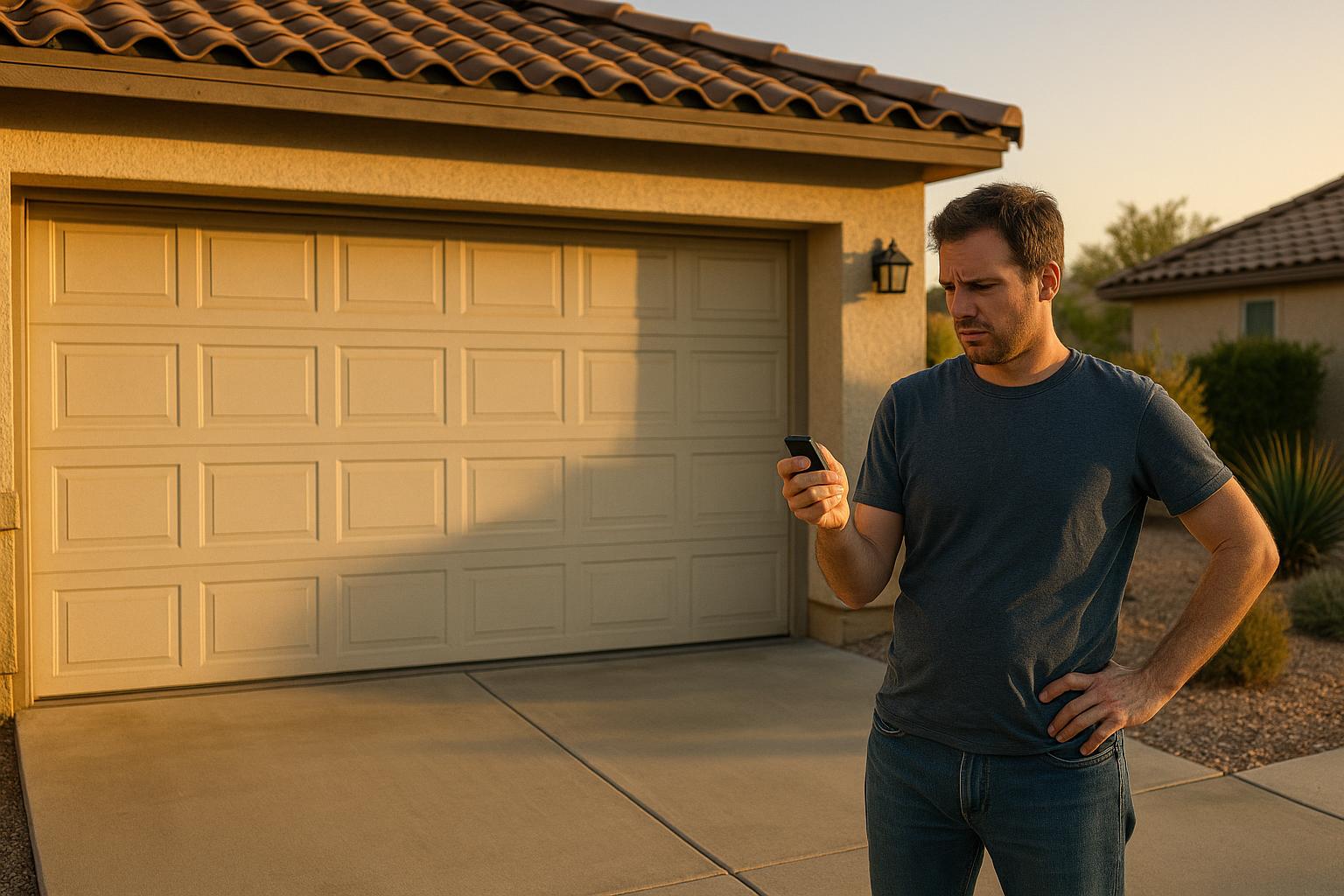 What to Do When Your Garage Door Won't Open in the Morning